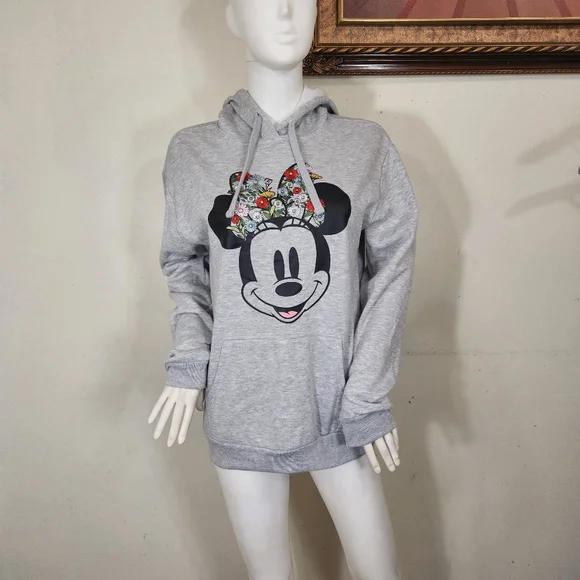 Disney Tops Disney Minnie Mouse Pullover Hoodie Sweatshirt